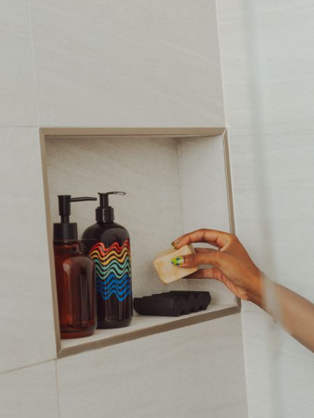 Diverse group of friends taking a selfie