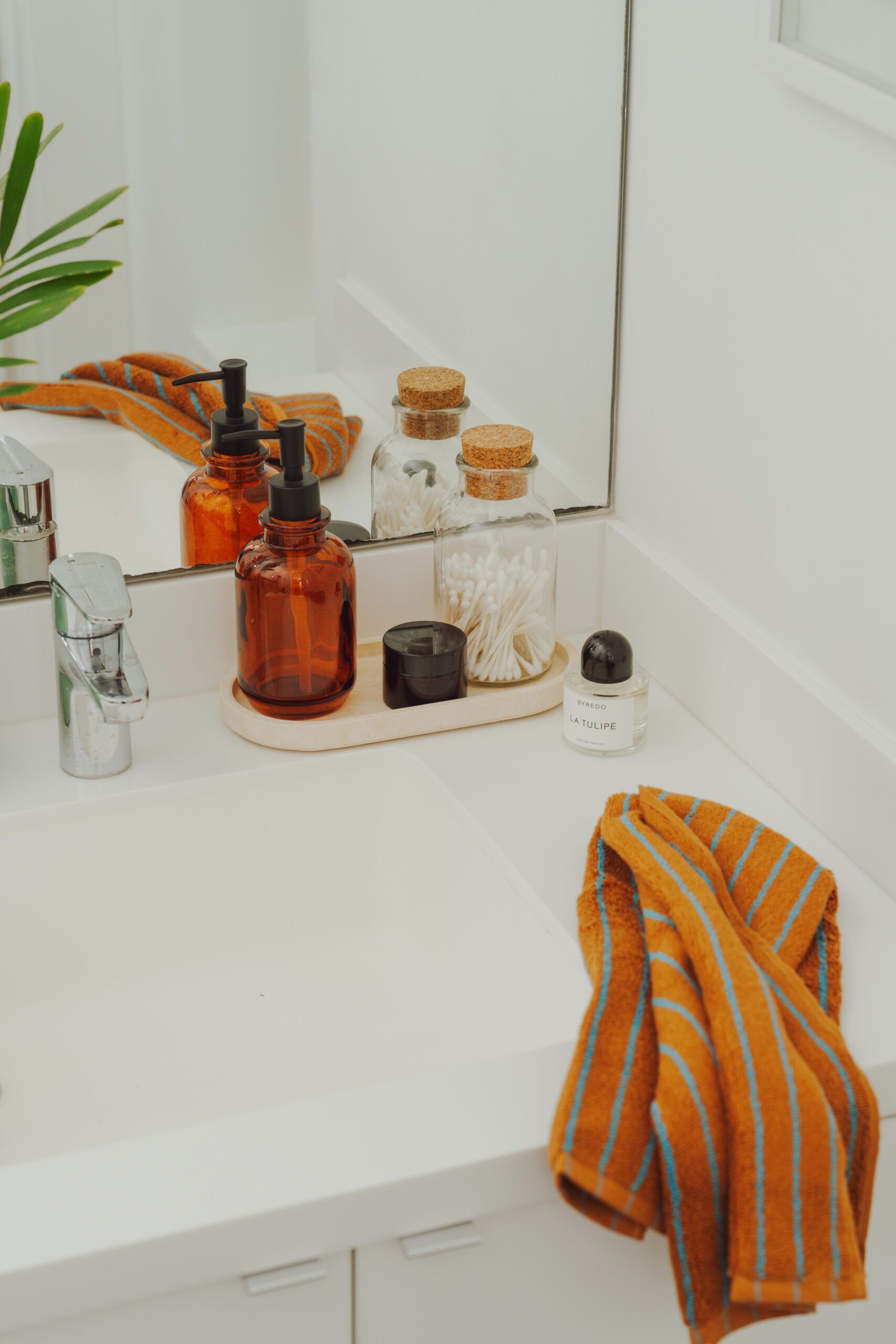 Woman reading a book on a bed