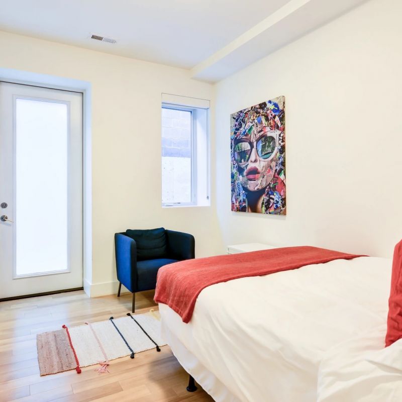 OSLO co-living apartments in Washington, D.C. Shaw interior furnished bedroom