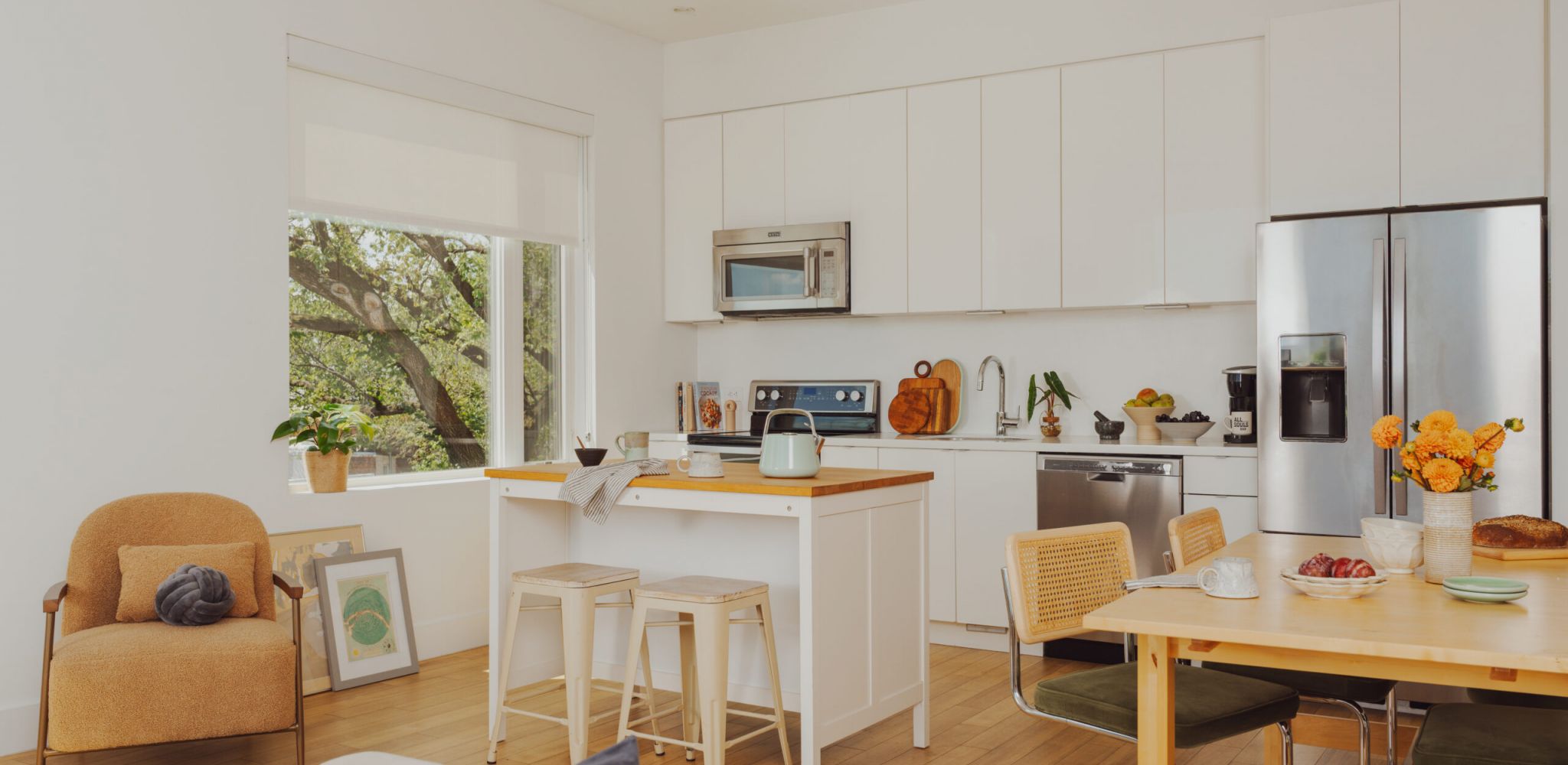 OSLO co-living apartments in Washington, D.C. Shaw interior equipped kitchen